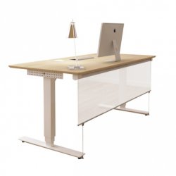 Rullfront skrivbordsskydd