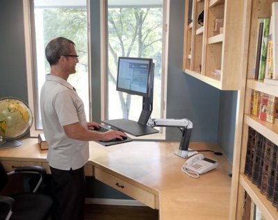 Monitorarm , ergontron, sitt stå