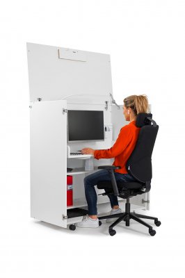 Cubic Hemmakontoret skrivbord höj/sänkbart skrivbord, hopfällbart skrivbord kampanj