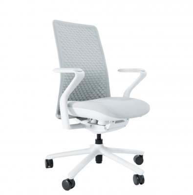 Brizley fibra kontorsstol vit