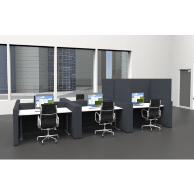 Höj-Sänkbar ljudabsorbent 