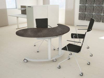 Shape stativ bord konferensbord reception skrivbord